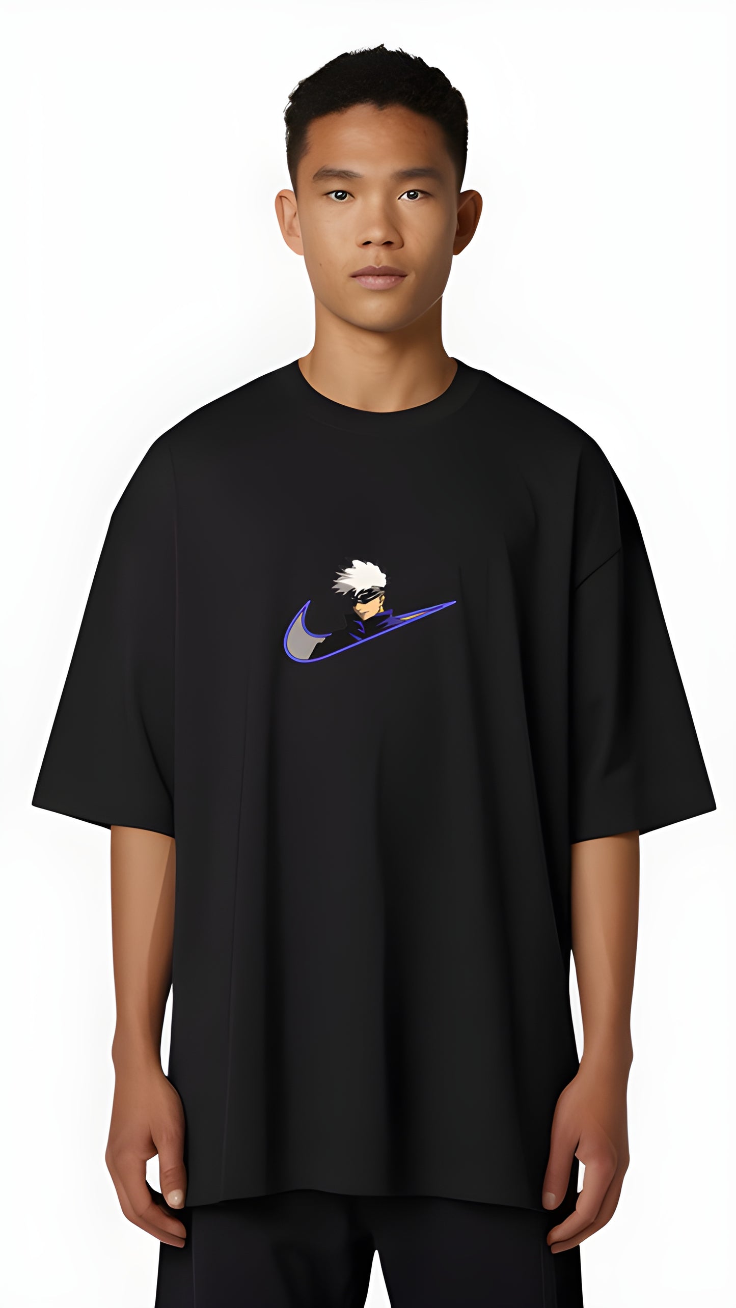 Mens Oversized Amine Printed T-shirt