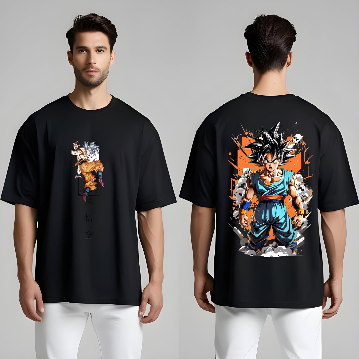 [ANT] Oversize Goku Printed T-shirt And High Quality Cotton T-shirt