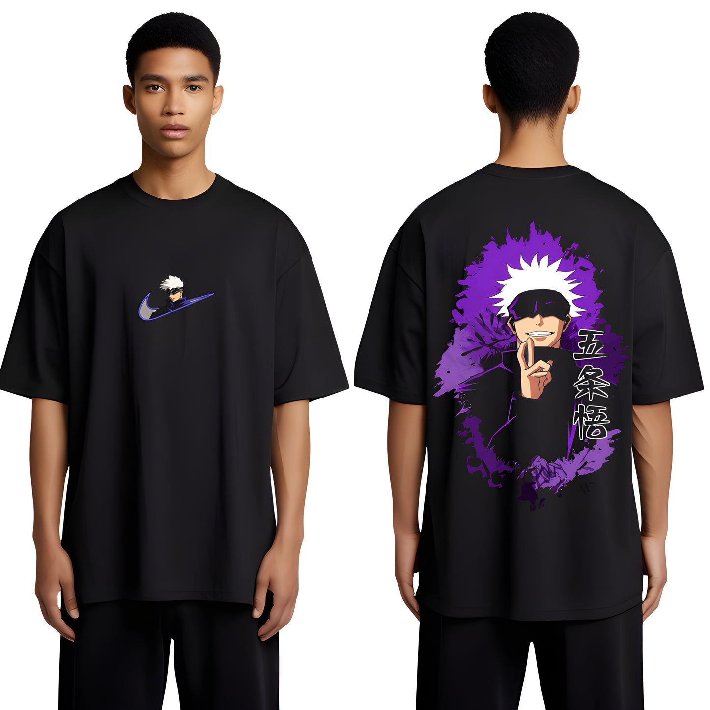Mens Oversized Amine Printed T-shirt