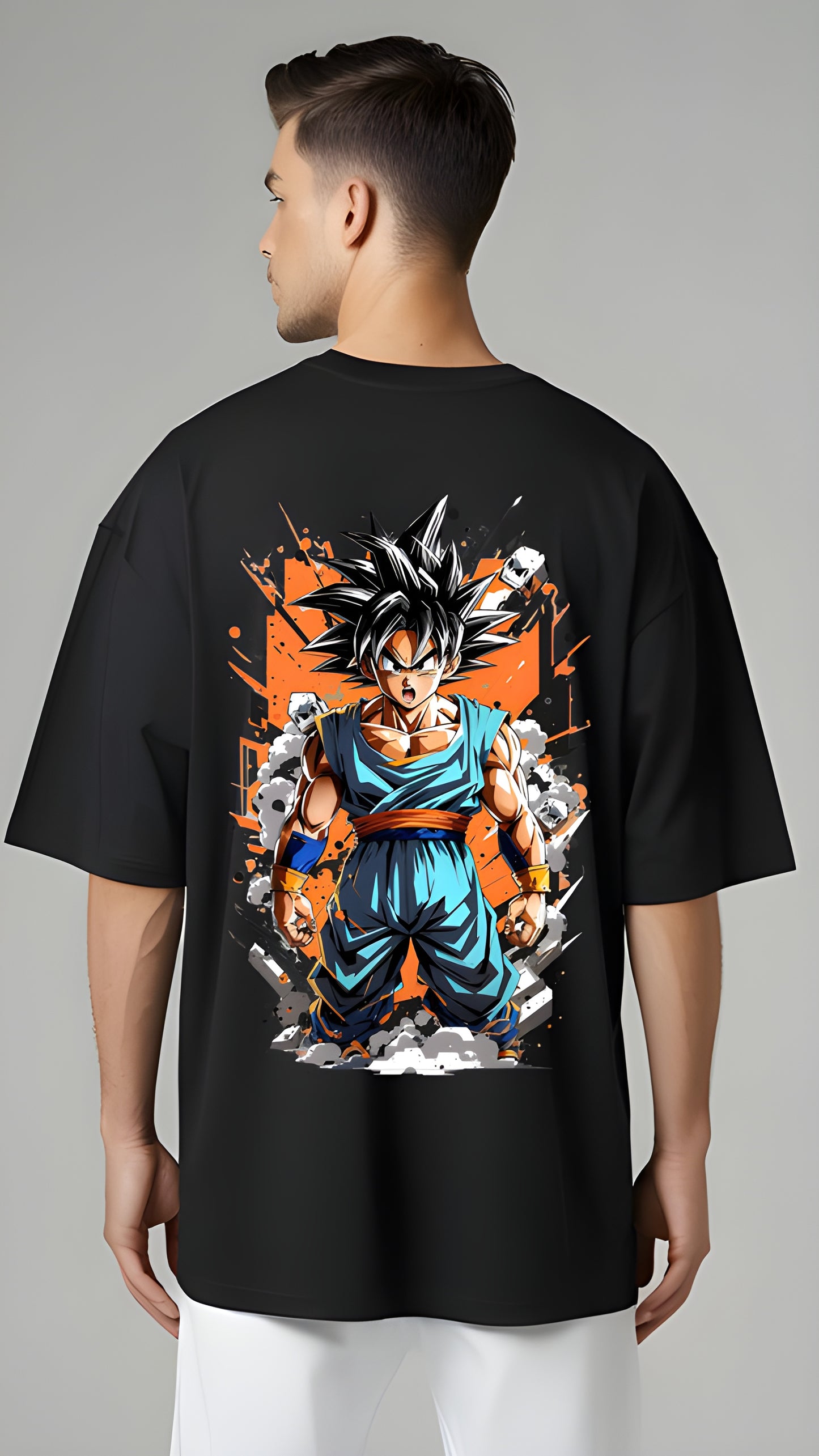[ANT] Oversize Goku Printed T-shirt And High Quality Cotton T-shirt